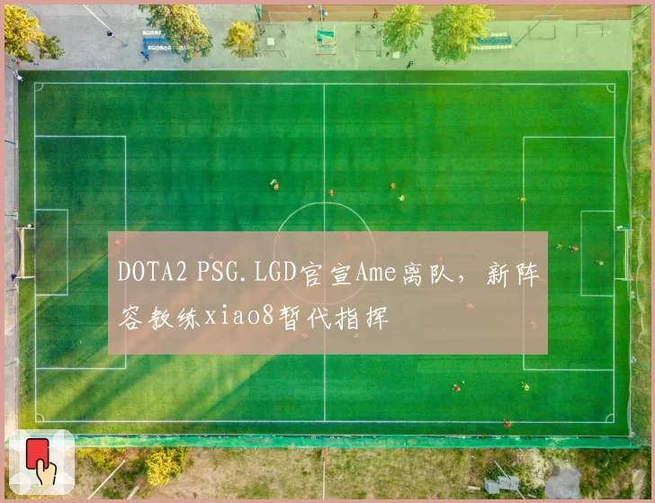 DOTA2 PSG.LGD官宣Ame离队,新阵容教练xiao8暂代指挥